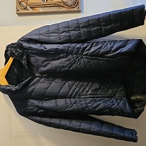 Navy blue winter jacket